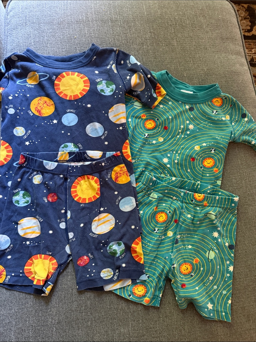 Hanna Andersson Planet & Orbit Short Pajama Sets 2 for $20